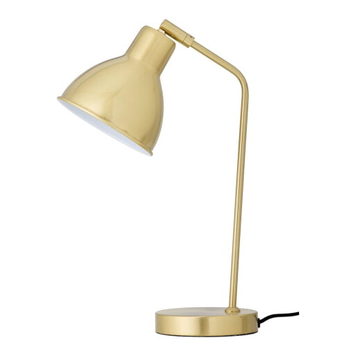 Veioză alămie cu abajur din metal (înălțime 29 cm) Catya – Bloomingville