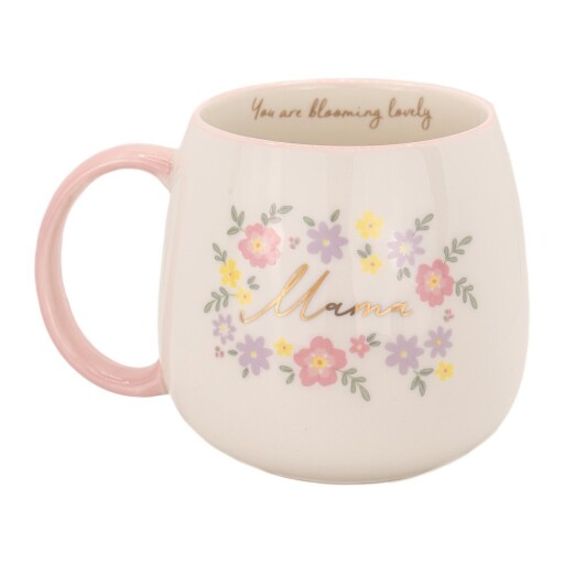 Cană roz-deschis din porțelan 450 ml Mama You Are Blooming – Sass & Belle