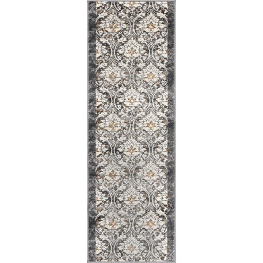 Covor tip traversă gri închis-fildeș 67x200 cm Soft Viskan – FD