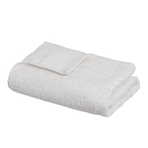 Prosop alb din bumbac din frotir 50x100 cm Simple – Casa Selección