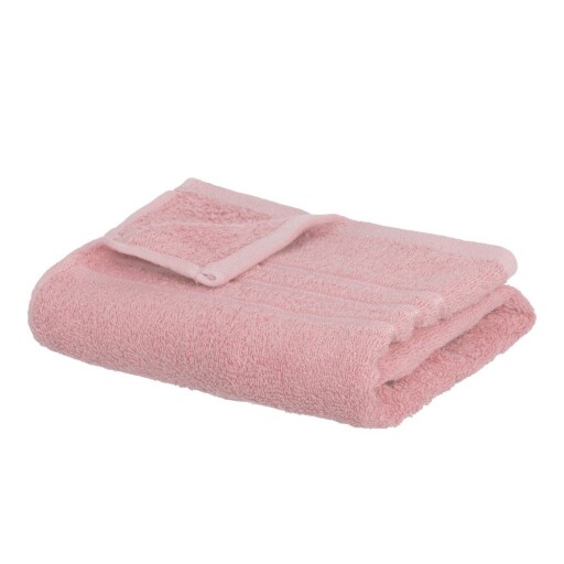 Prosop roz din bumbac din frotir 50x100 cm Simple – Casa Selección