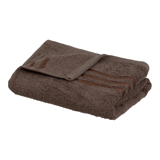 Prosop maro din bumbac din frotir 50x100 cm Simple – Casa Selección