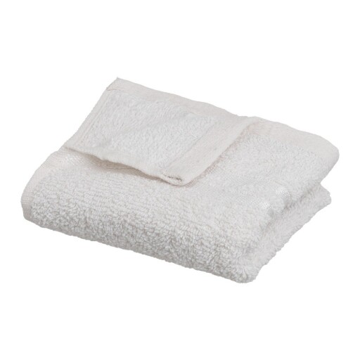 Prosop alb din bumbac din frotir 30x50 cm Simple – Casa Selección