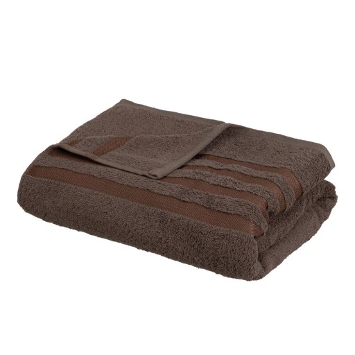 Prosop maro din bumbac din frotir 100x150 cm Simple – Casa Selección