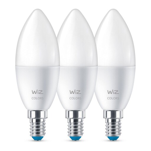 Becuri smart LED E14, 3 buc. 5 W – WiZ