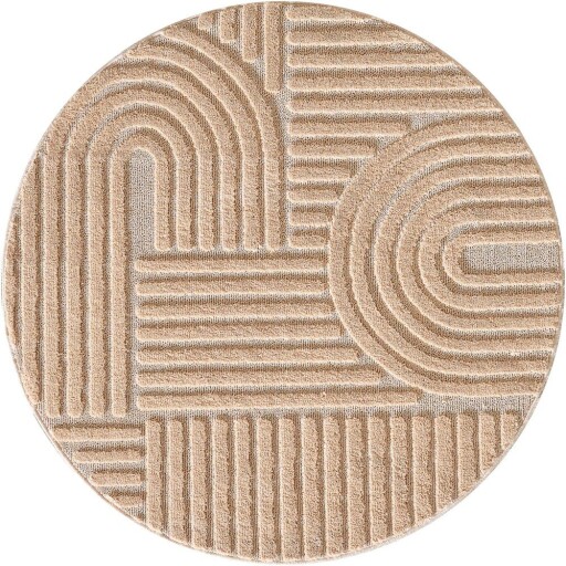 Covor roz deschis rotund ø 120 cm Art 1121 – Ayyildiz Carpets