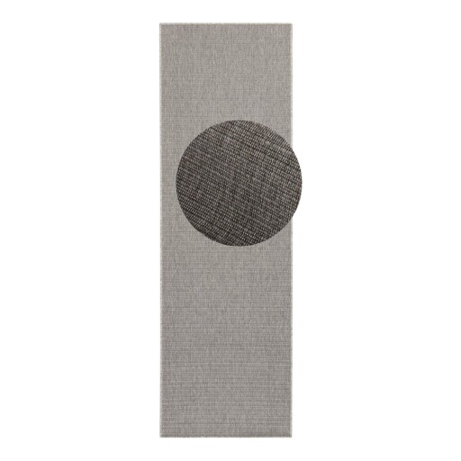 Covor tip traversă pentru interior și exterior gri 80x250 cm Nature – Hanse Home