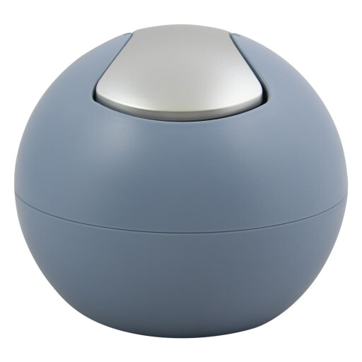 Coș de gunoi albastru deschis din plastic 1 l Bowl Matt – Spirella