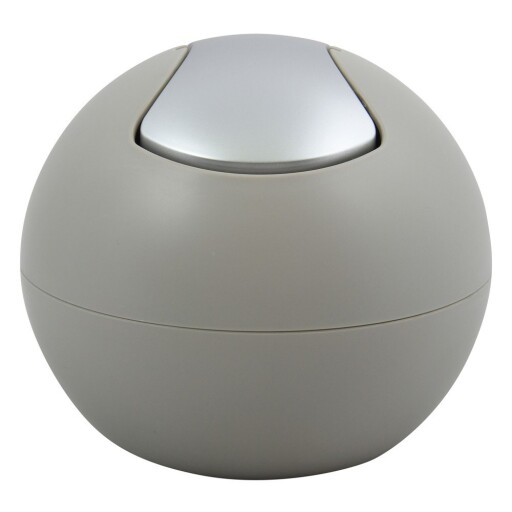 Coș de gunoi taupe din plastic 1 l Bowl Matt – Spirella