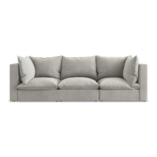 Canapea gri deschis 255 cm Manao – Makamii