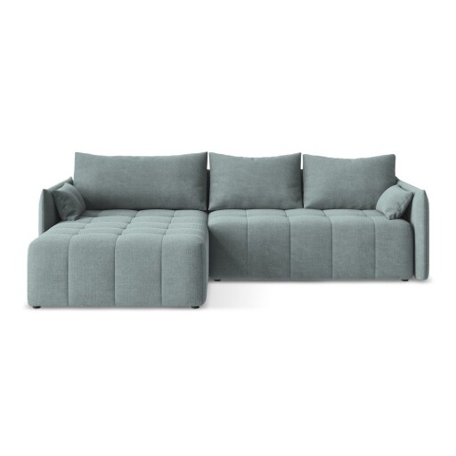 Colțar albastru extensibil/cu spațiu de depozitare (cu colț pe partea stângă/cu șezlong) Moku – Makamii