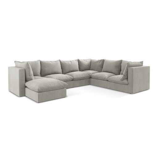 Colțar gri deschis (cu colț pe partea dreaptă/în formă de "U") Manao – Makamii