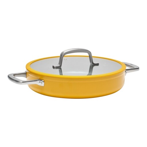 Tigaie cu capac/cu suprafață ceramică ø 28 cm tegame Meda 3.0 – FABINI
