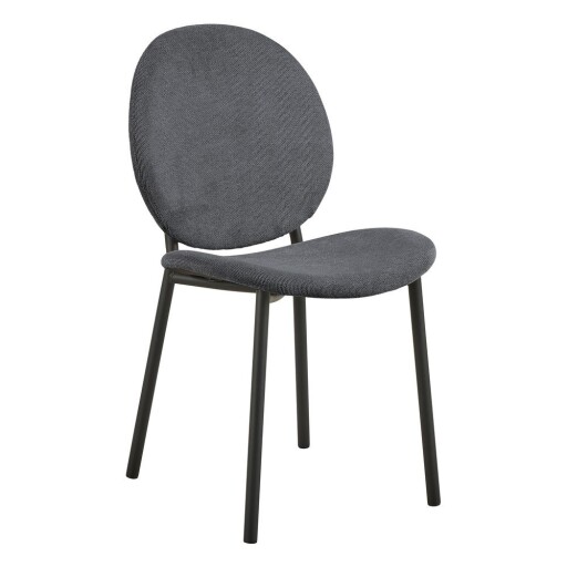 Scaun de dining gri antracit Cliff – Actona