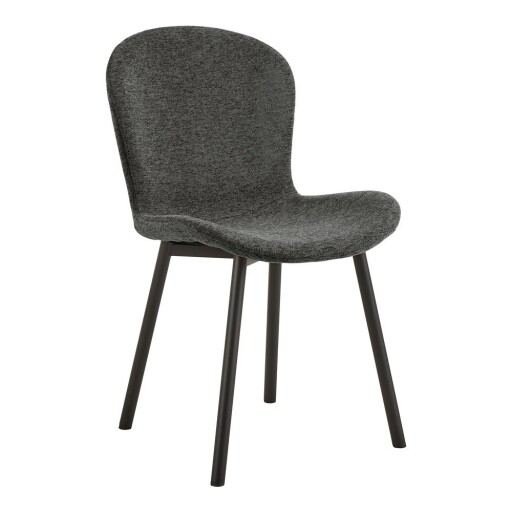 Scaun de dining gri închis Esra – Actona