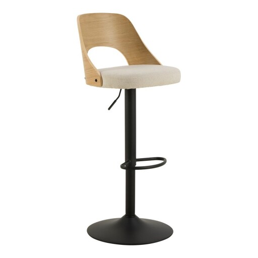 Scaune de bar cu înălțime ajustabilă 2 buc. (înălțime șezut 84 cm) Lucy – Actona