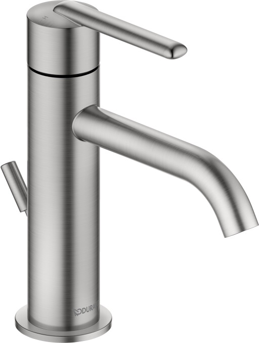 Baterie lavoar Duravit Balcoon S  ventil pop-up  FreshStart  MinusFlow  inox periat