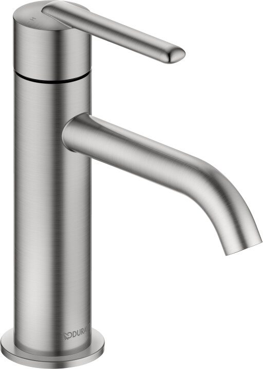 Baterie lavoar Duravit Balcoon S  fara ventil  FreshStart  MinusFlow  inox periat