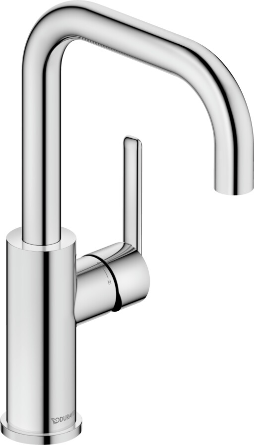 Baterie lavoar Duravit Balcoon  pipa pivotanta  FreshStart  MinusFlow  crom