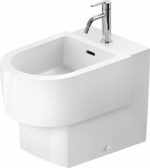 Bideu Duravit Balcoon 37x57cm  ventil pop-up cu capac ceramic  DuraShield  alb