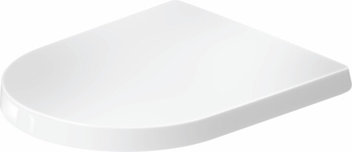 Capac wc Duravit Balcoon cu inchidere lenta  balamale inox  alb