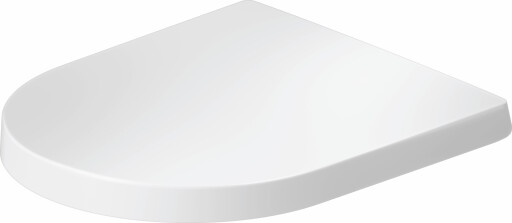 Capac wc Duravit Balcoon Compact cu inchidere lenta  balamale inox  alb mat