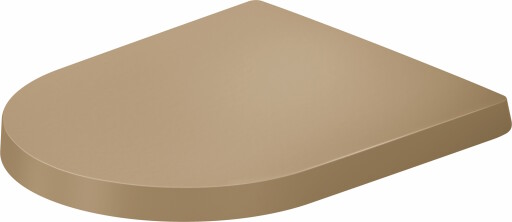 Capac wc Duravit Balcoon cu inchidere lenta  balamale inox  terra mat