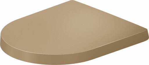 Capac wc Duravit Balcoon Compact  balamale inox  terra mat