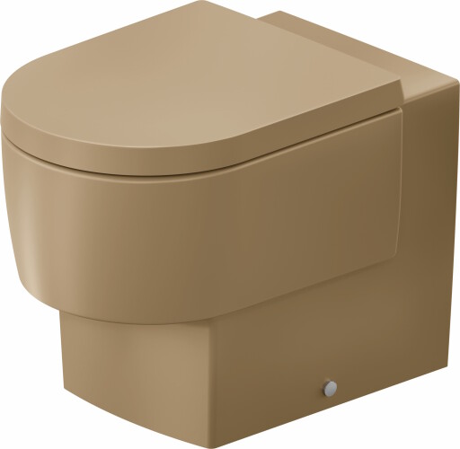 Vas wc pe pardoseala Duravit Balcoon Rimless 37x54cm  pentru rezervor ingropat  DuraShield  terra mat