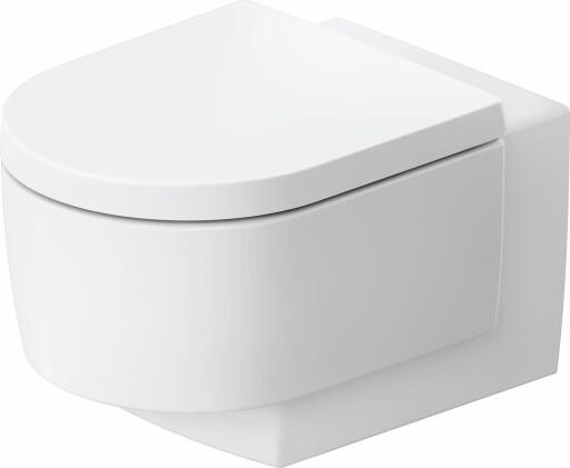Vas wc suspendat Duravit Balcoon 37x54cm  Rimless  DuraShield  alb mat