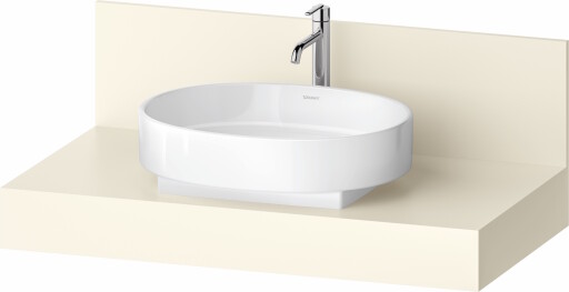 Consola pentru lavoar Duravit Balcoon Decor 100cm  cu un decupaj  ivory mat