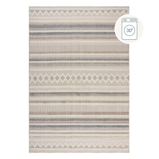 Covor grej lavabil 155x230 cm Everette – Flair Rugs