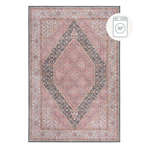 Covor roz lavabil 115x170 cm Briony Traditional – Flair Rugs