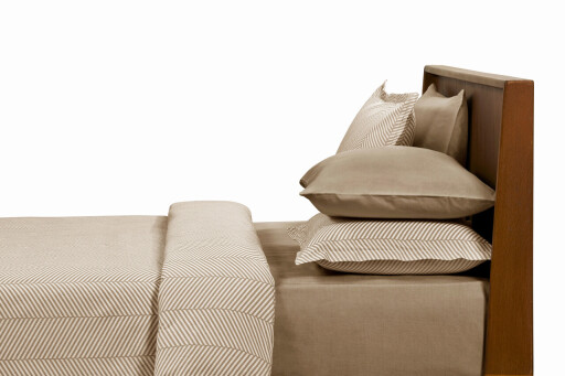 Set 2 fete de perna, Chevron (50 x 70) - Beige, L&#039;appartement , Bumbac