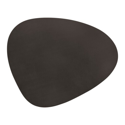 Covor din piele gri închis 92x108 cm Curve XXXL Bull – LIND DNA