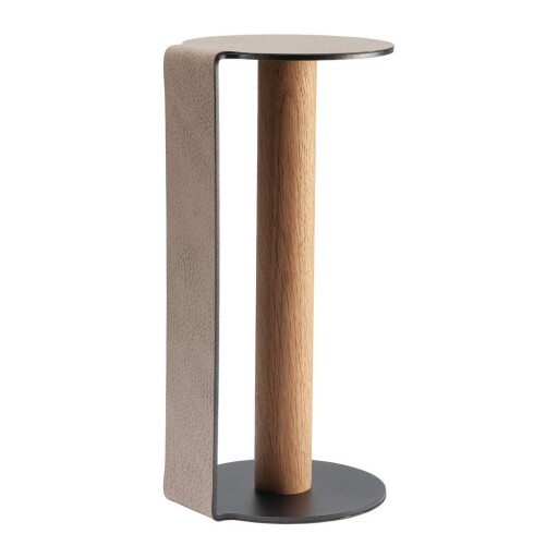 Suport vertical pentru prosoape de bucătărie din hârtie gri ø 13 cm Bull XL – LIND DNA