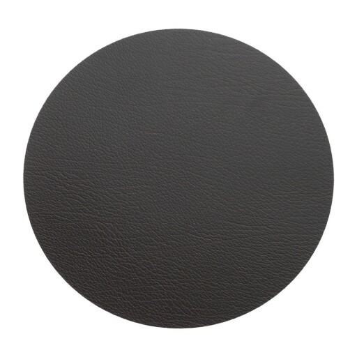 Covor din piele gri închis Circle XXXL Bull – LIND DNA