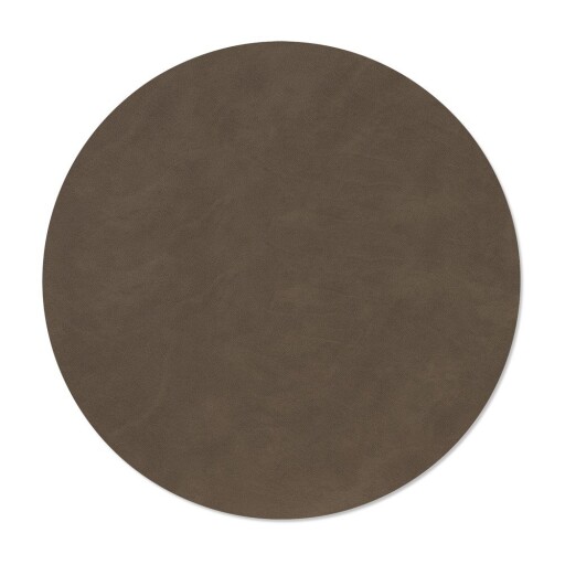Suport pentru farfurii din piele ecologică ø 40 cm Circle XL Nupo – LIND DNA