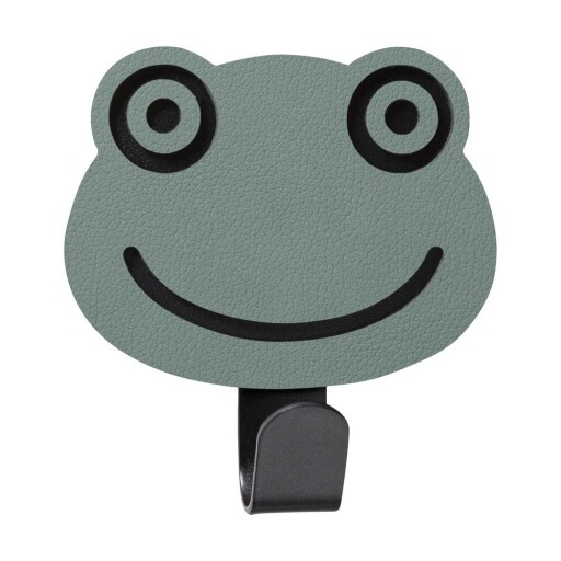 Cârlig verde prăfuit autoadeziv din oțel Frog Nupo – LIND DNA