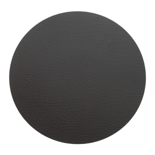 Covor din piele gri închis Circle XXXL Bull – LIND DNA