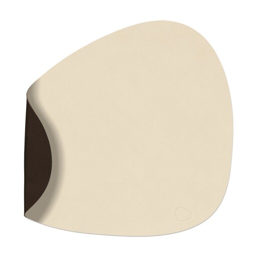 Suport pentru farfurii din piele ecologică 37x44 cm Curve L Double Nupo – LIND DNA