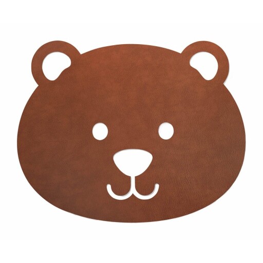 Covor pentru copii maro țesut manual din piele ecologică 73x92 cm Bear XXL Bull – LIND DNA