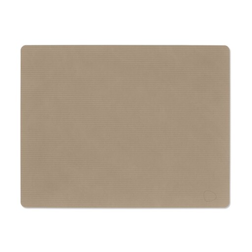 Suport pentru farfurii din piele ecologică 35x45 cm Square L Corduroy – LIND DNA