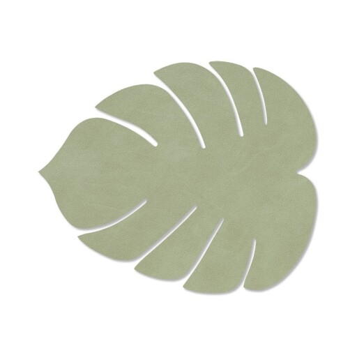 Suport pentru farfurii din piele ecologică 22x26 cm Monstera Leaf Nupo – LIND DNA