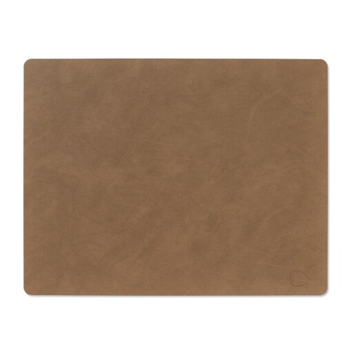 Suport pentru farfurii din piele ecologică 35x45 cm Square L Nupo – LIND DNA