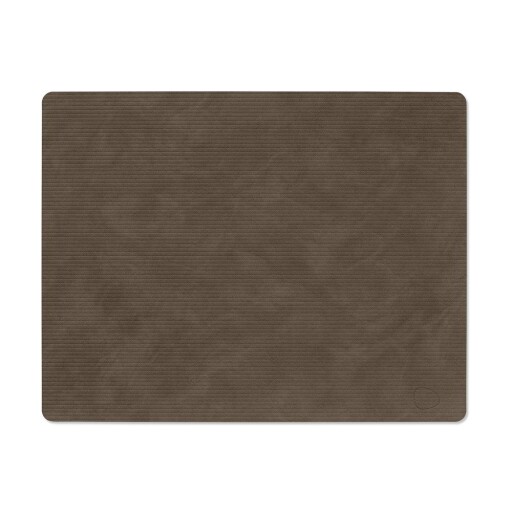 Suport pentru farfurii din piele ecologică 35x45 cm Square L Corduroy – LIND DNA