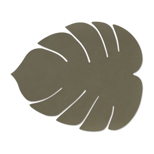 Suport pentru farfurii din piele ecologică 35x42 cm Monstera Leaf Nupo – LIND DNA