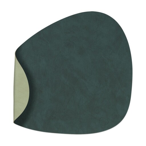 Suport pentru farfurii din piele ecologică 37x44 cm Curve L Double Nupo – LIND DNA