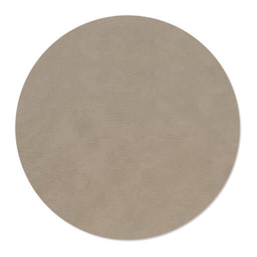 Suport pentru farfurii din piele ecologică ø 40 cm Circle XL Bull – LIND DNA