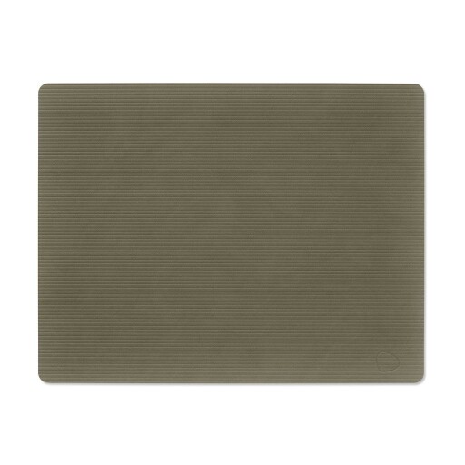 Suport pentru farfurii din piele ecologică 35x45 cm Square L Corduroy – LIND DNA